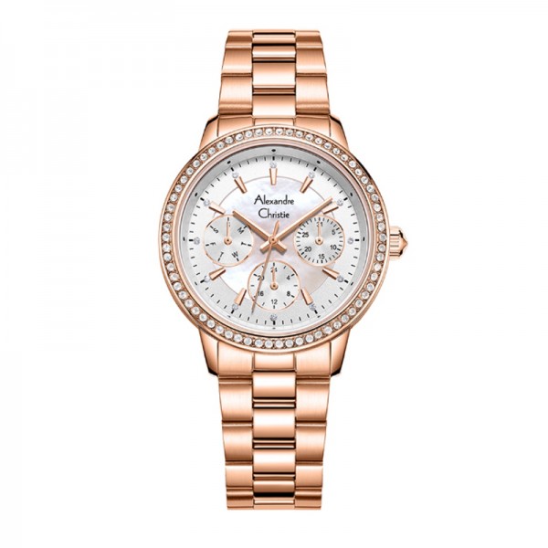 Alexandre Christie AC 2A53 Rosegold White BFBRGSL